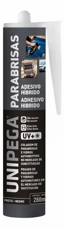 3x Cola Parabrisa Pu Vidro Automotivo Adesivo Selante 400g