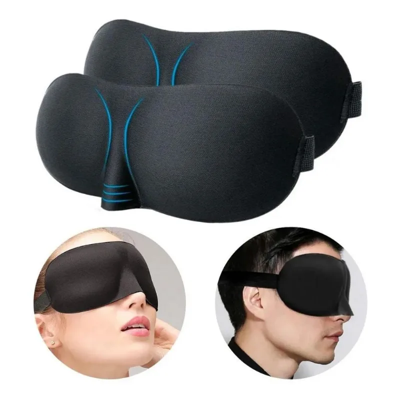 10x Kit 2x Máscara 3d Para Dormir Confortável, Anatômica, I