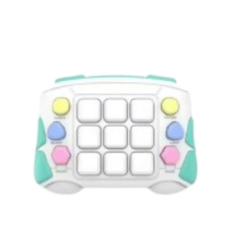 Pop It Speed Push Eletrônico Game Console Crianças Brinquedos Adulto Fidget Alívio Do Estresse Interativos Branco
