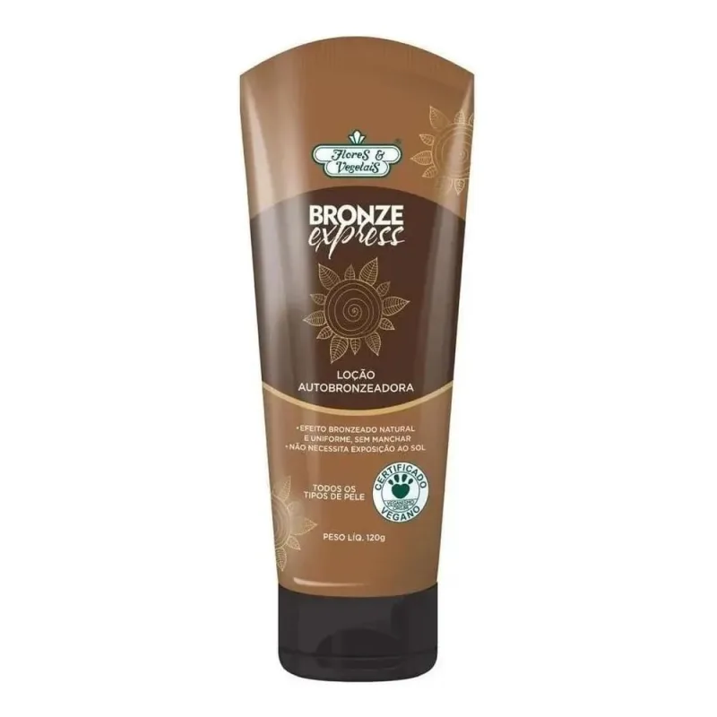 Loção Autobronzeadora Flores E Vegetais Bronze Express 120G - Não Disponível