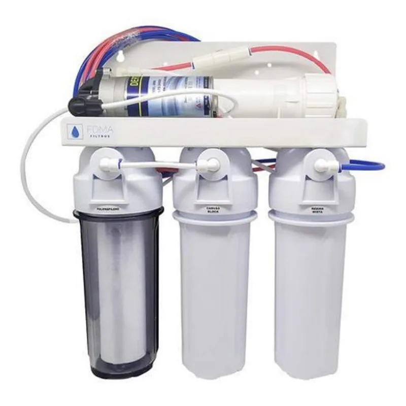 Filtro Osmose Reversa + d. I 100Gpd Bomba Caneta Tds