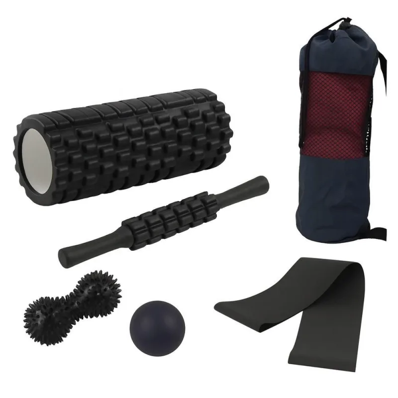 Kit Yoga e Pilates Yoga Pilates 5 Peças para Alongamento e Recuperação Muscular com Bastão - OUTRAS - Utilidades Domesticas