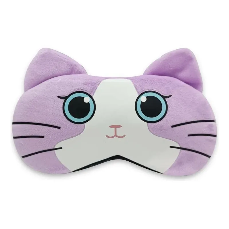 Máscara Dormir Gel Térmico Reduz Olheiras Cansaço Cor Roxo