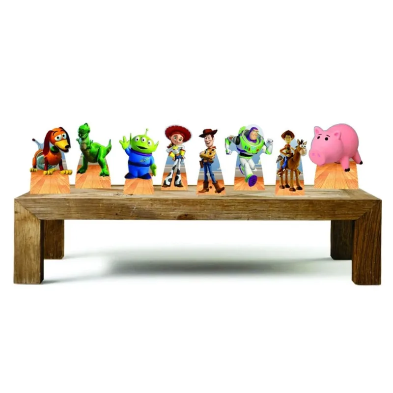 Toy Story Kit 8 Displays De Mesa Decoração Para Festa Em Mdf