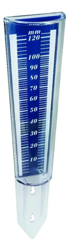 Pluviômetro Em Acrílico Transparente - 120 Ml