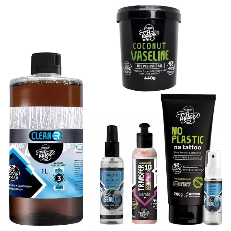 Cuidado Completo Tatuagem Mboah Cleaner Transfer No Plastic