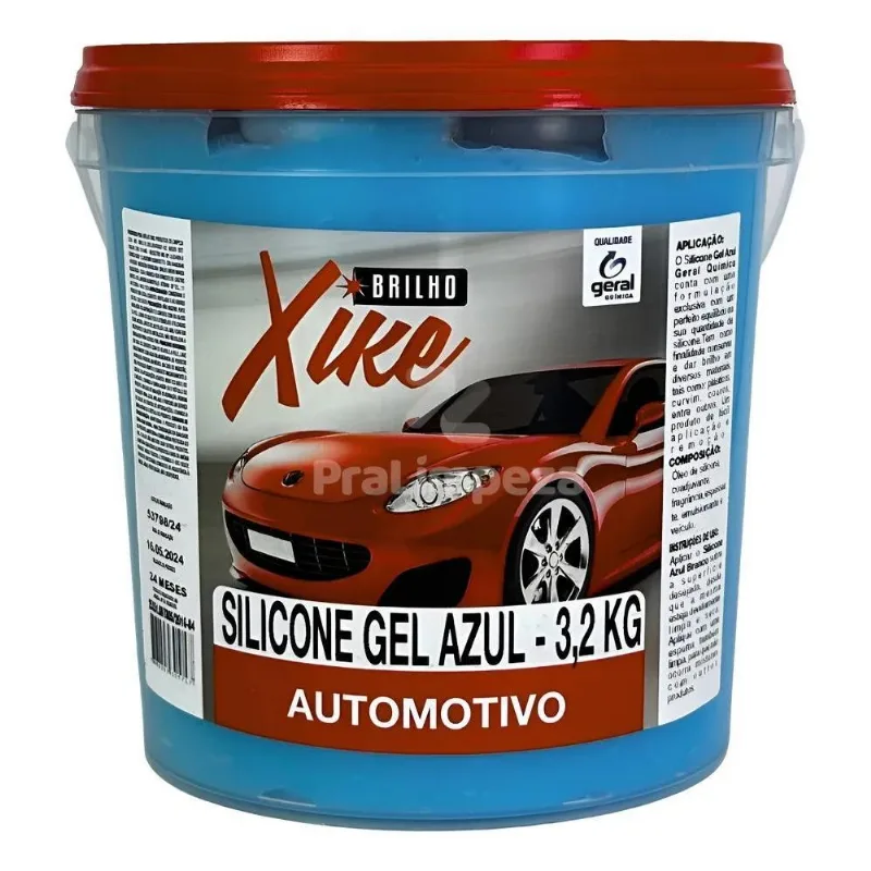 Silicone Gel Azul Perfumado Automotivo Standard - 3,2 Kg