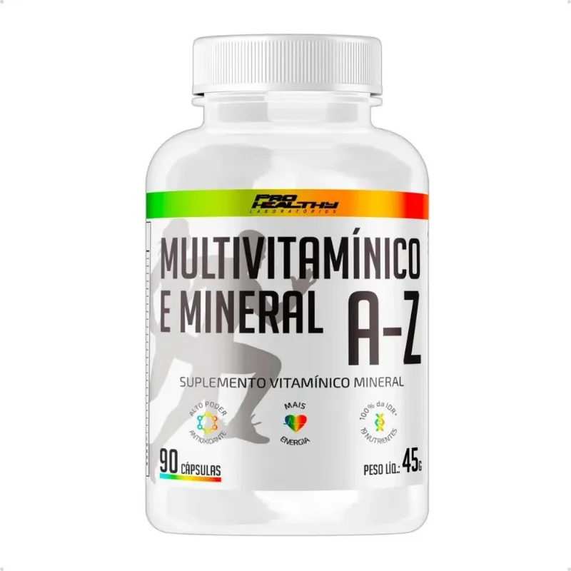 5x Multivitamínico E Mineral A-z 90 Caps - Pro Healthy
