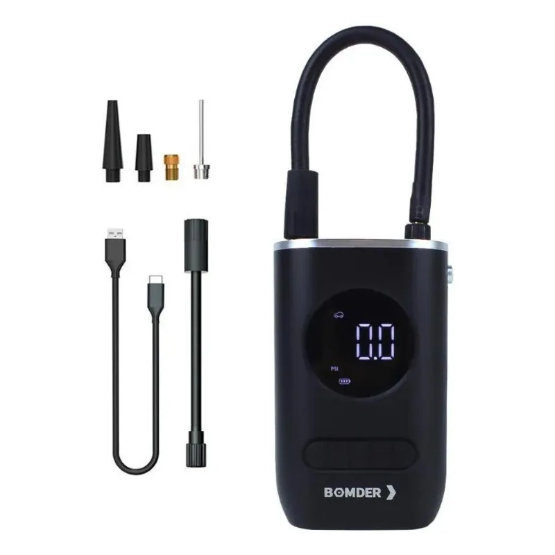 Bomba De Encher Pneu De Carro Bike Moto Eletrica Portatil Bo