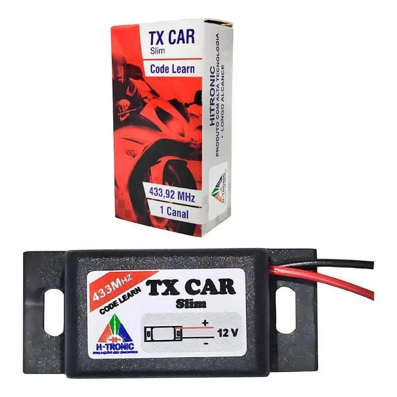 3x Hitronic Tx Car Slim Controle Remoto Farol Carro Motor Po