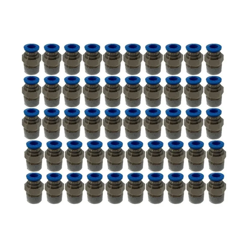 50 Unidades Conexão Engate Rápido Qs-1/8-8mm Festo 153004
