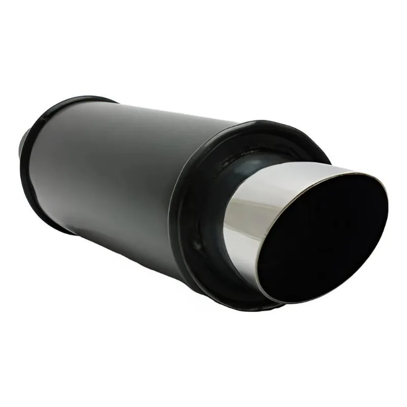2x Escapamento Abafador Esportivo Turbinho Ponteira Inox 3 P
