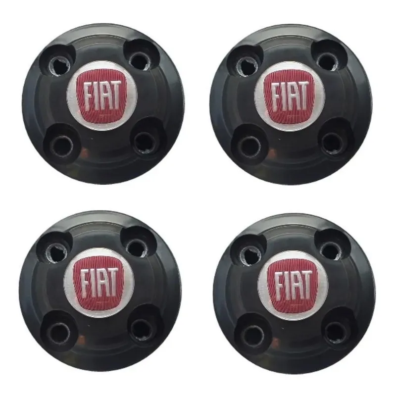 10x Calotinha Central Fiat Premio Uno Palio Fiorino Kit 4