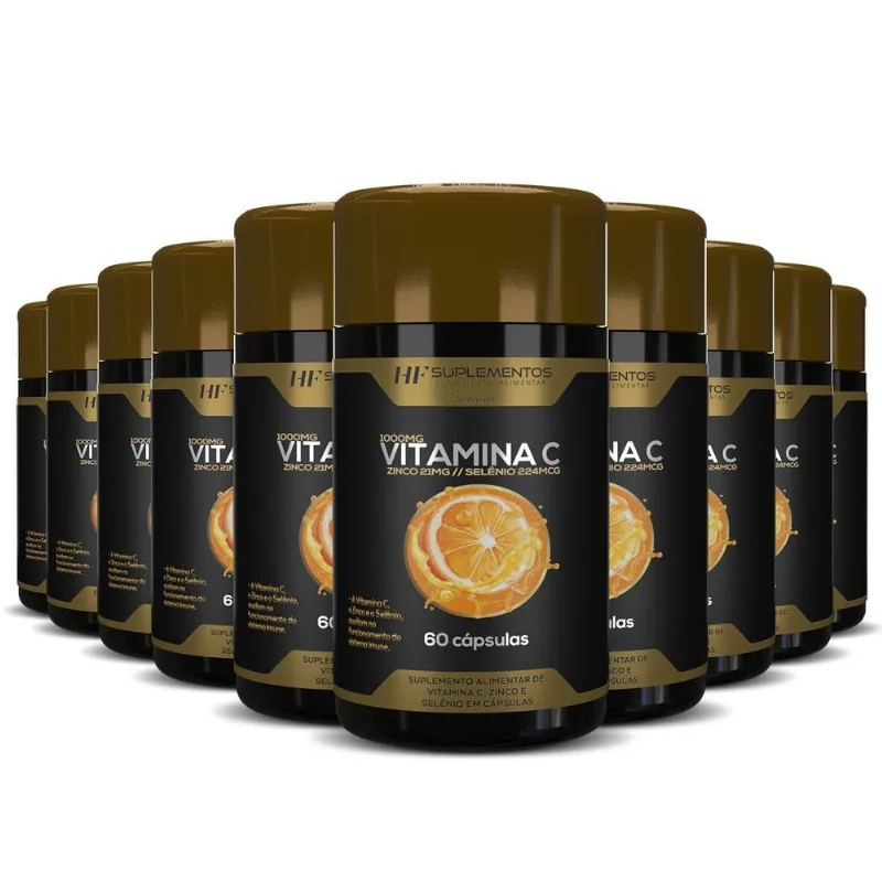 10x Vitamina C Premium 60 Caps Hf Suplementos