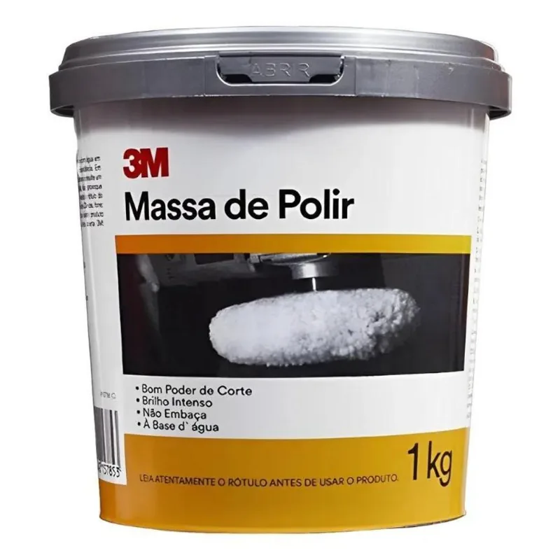 10x Massa De Polir 3m Polimento Automotivo Remove Arranhões