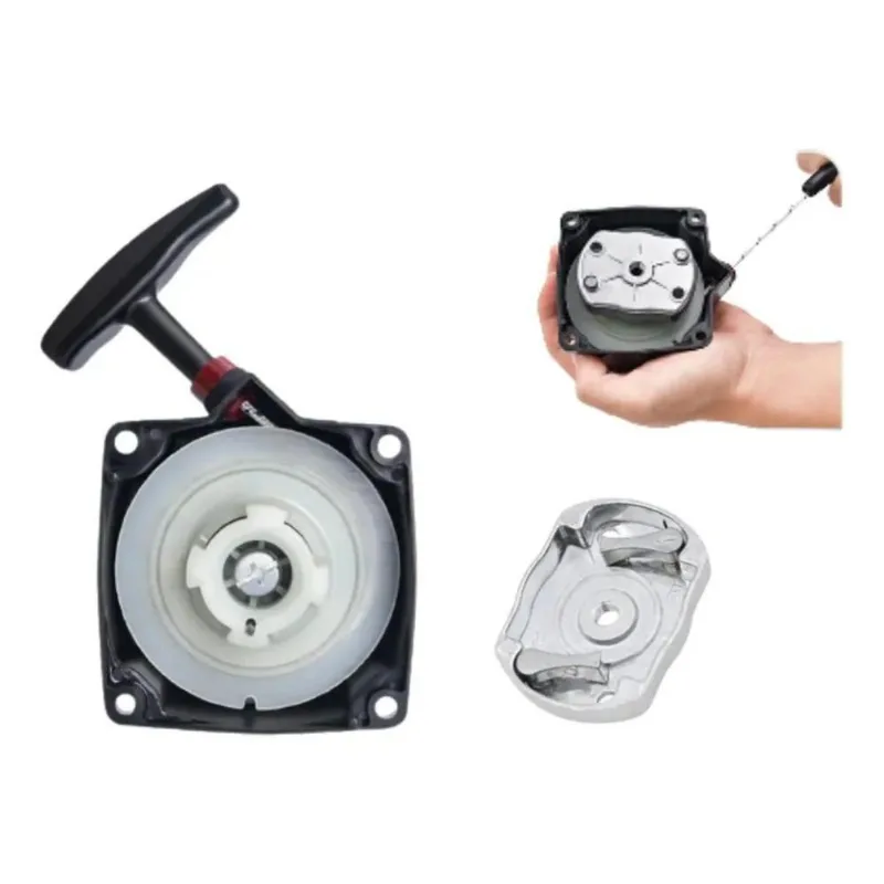 2x Puxador Partida Completa Roçadeira Nakasaki Nk650 Pro 65
