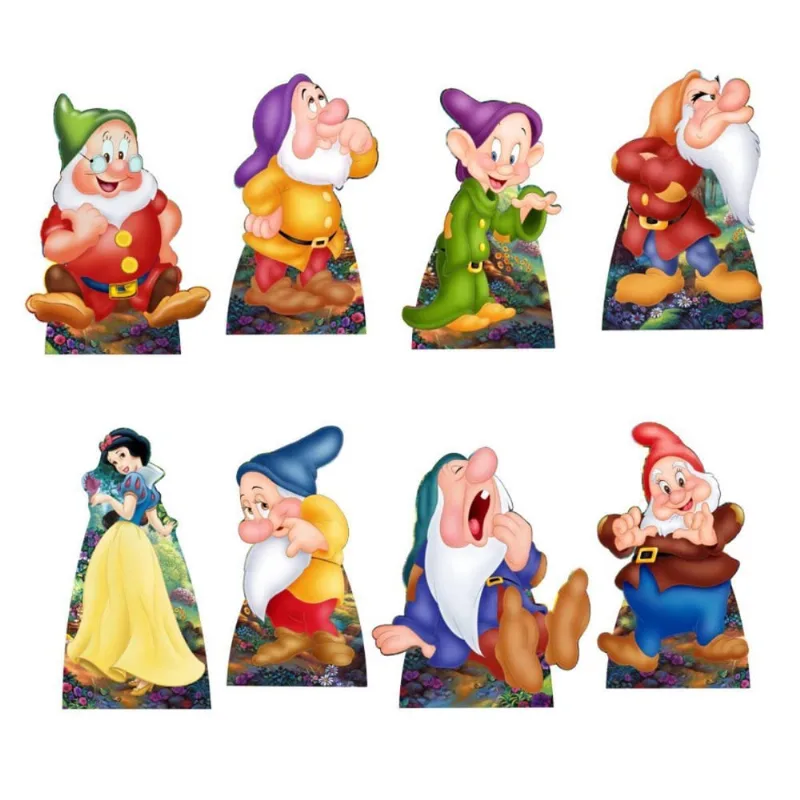 Branca De Neve E Os 7 Anões Kit 8 Displays Decoração Festa