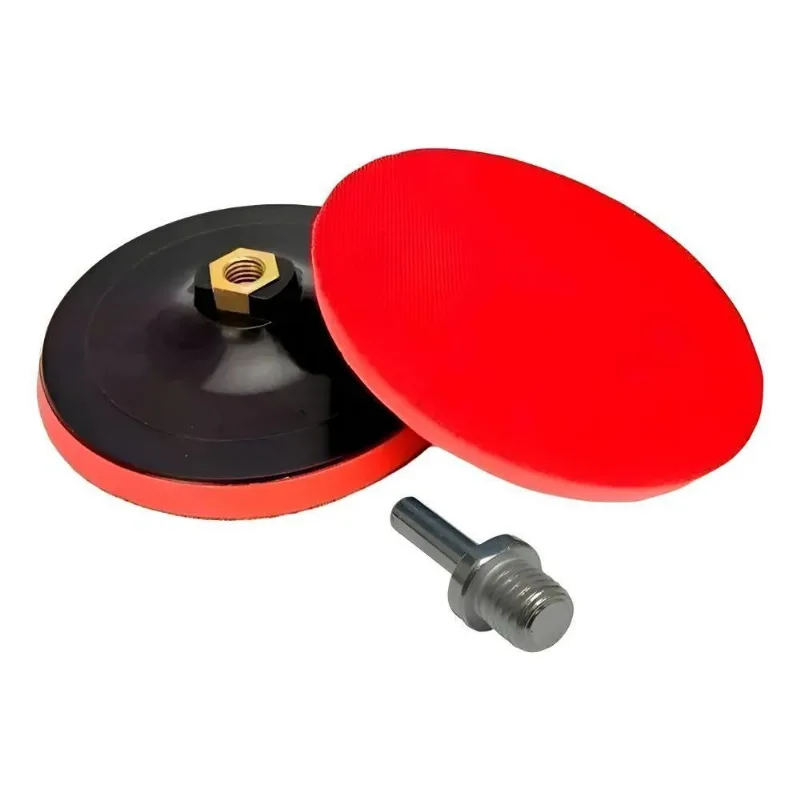 10x Prato Suporte Politriz Lixadeira 100mm Rosca M14 C/welk