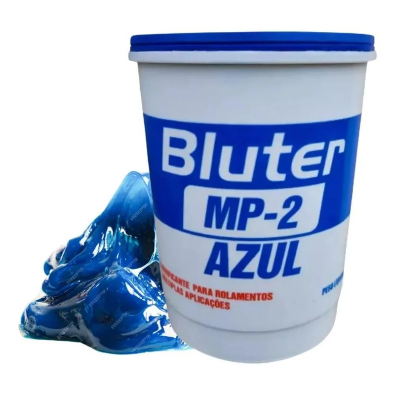 3x Graxa Azul Mp2 Especial Para Betoneiras Pote 1 Kg