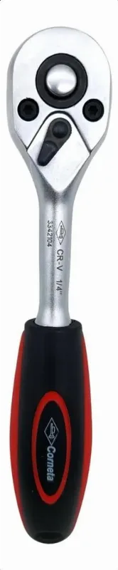 3x Chave Catraca Reversível 1/4 72 Dentes Corneta Aço Vanadi