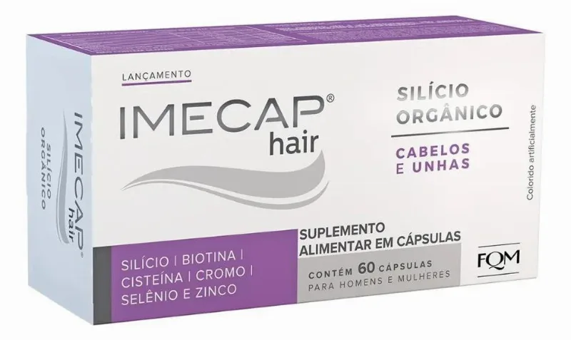 5x Imecap Hair Cabelos E Unhas 60 Cápsulas