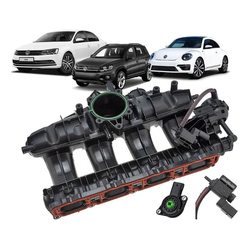 5x Coletor De Admissão Para Audi A3 E Vw Jetta Tiguan 2.0 Fu
