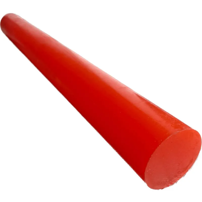 Tarugo Pu Poliuretano Vermelho 40mm X 500mm 90shore
