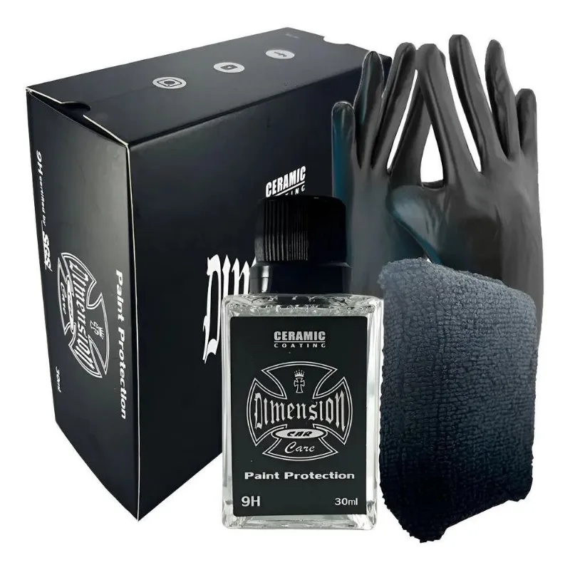 Vitrificador De Pintura Automotiva 9h Uv 30ml Dimension