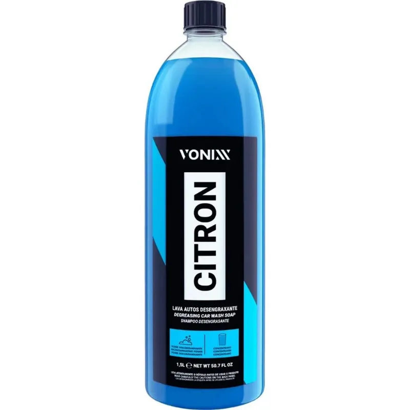 3x Shampoo Desengraxante Automotivo Citron Vonixx 1,5litros