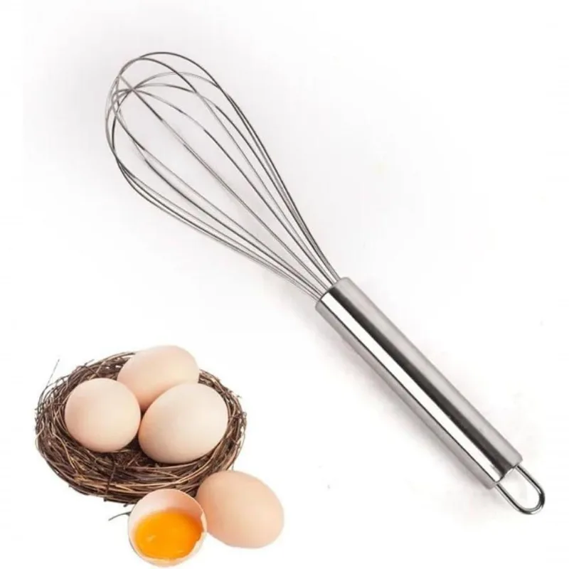 Fuê Batedor De Claras Ovos Bolo Profissional Aço Inox Grande 28,5cm