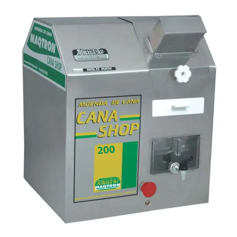 Moenda Cana Shop 200 Maqtron Rolos de Inox