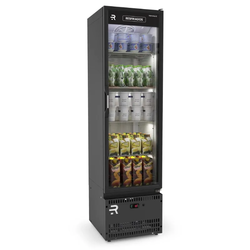 Auto Serviço Vanguard Resfriados Refrimate 1 Porta Preto e Branco 220V ASVR1P