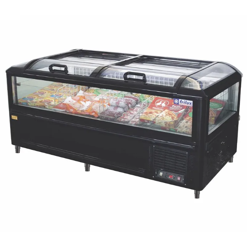 Expositor Ilha para Congelados Frilux Full Glass 1,85m 220V RF-315