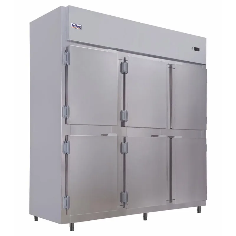 Geladeira Comercial Frilux 6 Portas Inox Economic 1100 Litros 220V RF-067-E