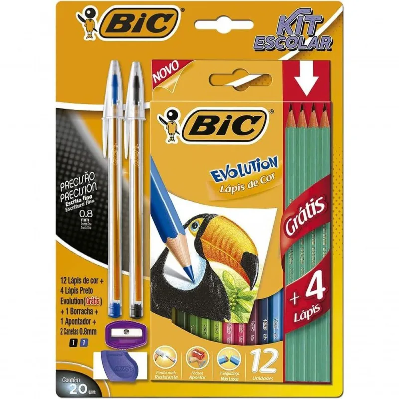 Kit Escolar Completo Diversão E Qualidade Bic Para O Dia A Dia - OUTRAS - Livros