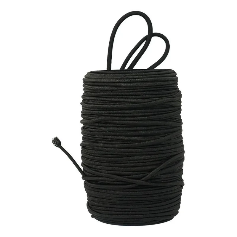 Rolo Elástico Extensor Lona Resistente Amarração 5mm 50mts