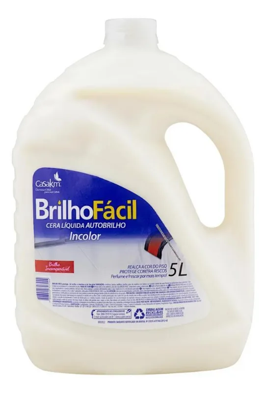Autobrilho Brilho Fácil Líquida Em Galão 5 L