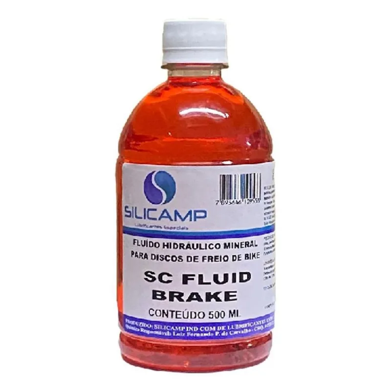 5x Fluido De Freio Disco Mineral Vermelho Hidráulico Bike 50