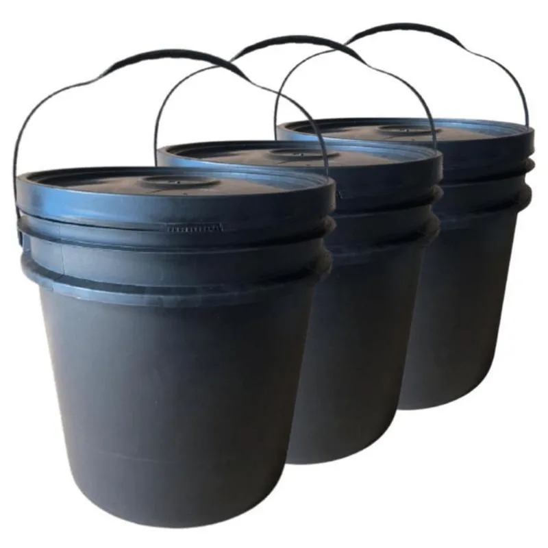 Balde 16l Para Uso Industrial - 3 Pçs