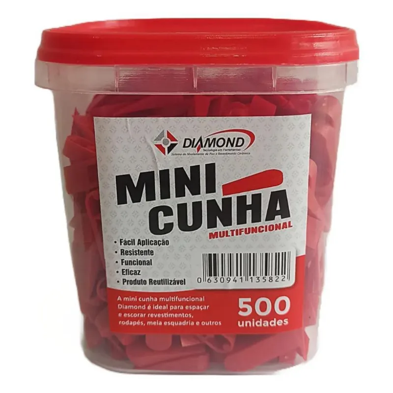 10x Mini Cunha Multifuncional 500pçs Diamond Pote Profissio