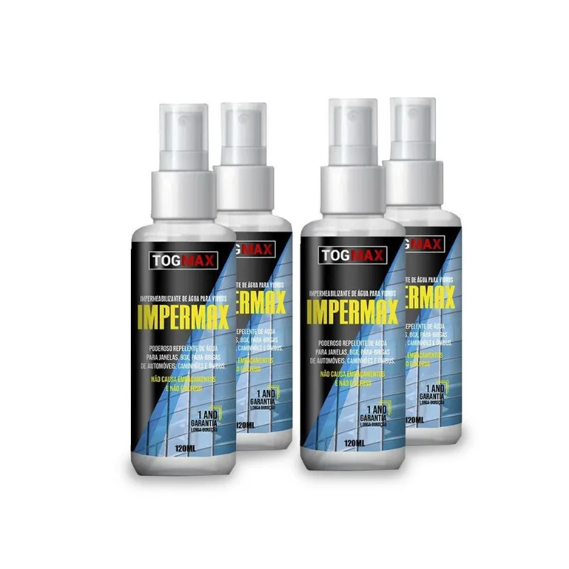Impermax 120ml Cristalizador De Vidros E Para Brisa
