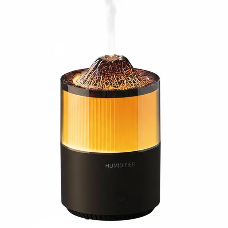 Umidificador Vulcão BSL3890 Mundo LGBT 0,2L Aromaterapia Filtro Lavável Preto 110V - OUTRAS - Agro