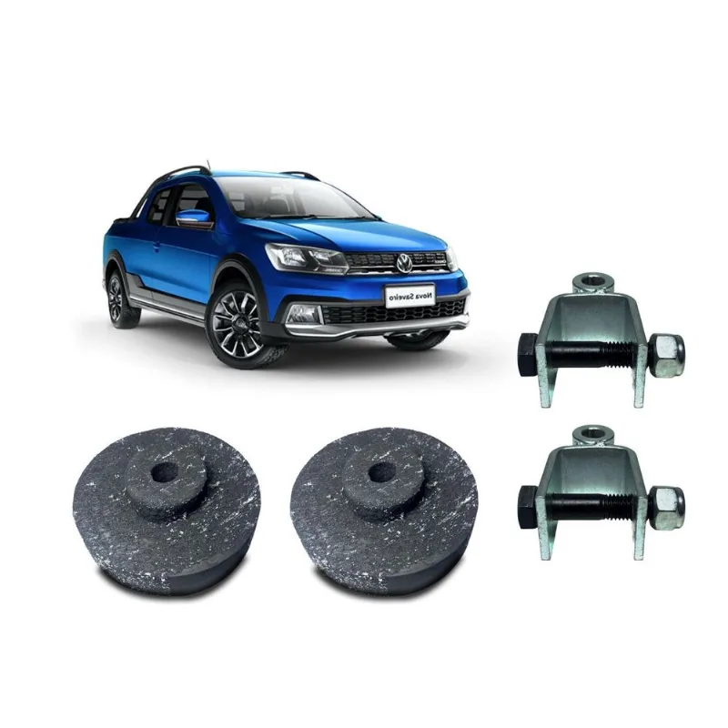 Kit Elevação Traseira 5cm E Prolongador Saveiro G5...