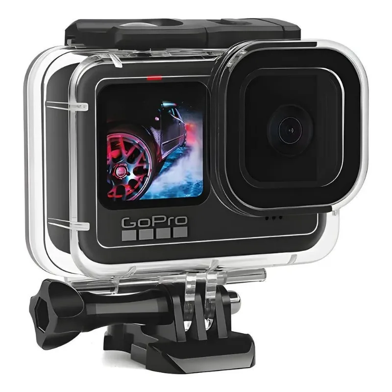 Caixa Case Estanque Gopro Hero 9/10/11/12 Prova D'água Preto