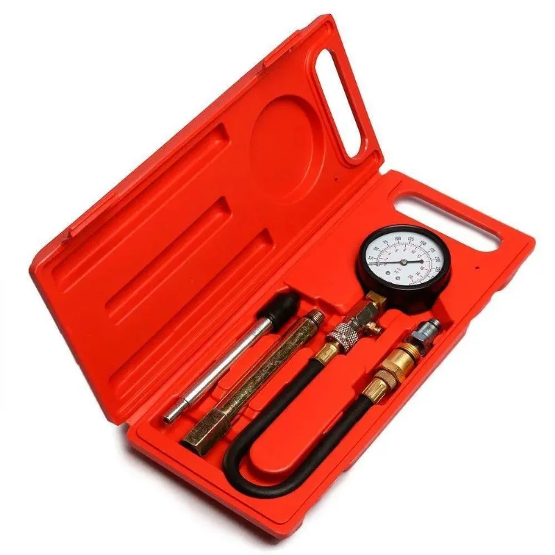 10x Medidor De Compressão 2 Em 1 Para Motores 8 E 16 V Fort