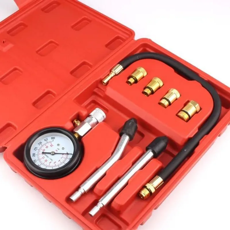Medidor Compressão Cilindro Cabeçote 4 Adaptadores E Case