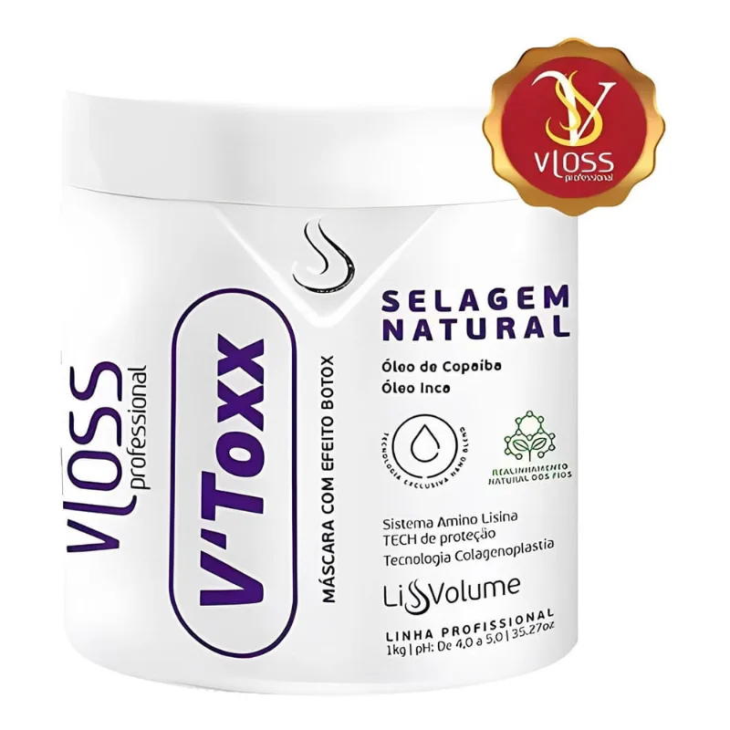 Botox V'Toxx Liss Vloss Professional Alisa Tipo Progressiva