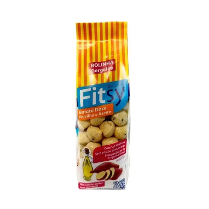 Biscoito De Batata Doce E Gergelim Fitsy 60g - Não Informado - Mercearia