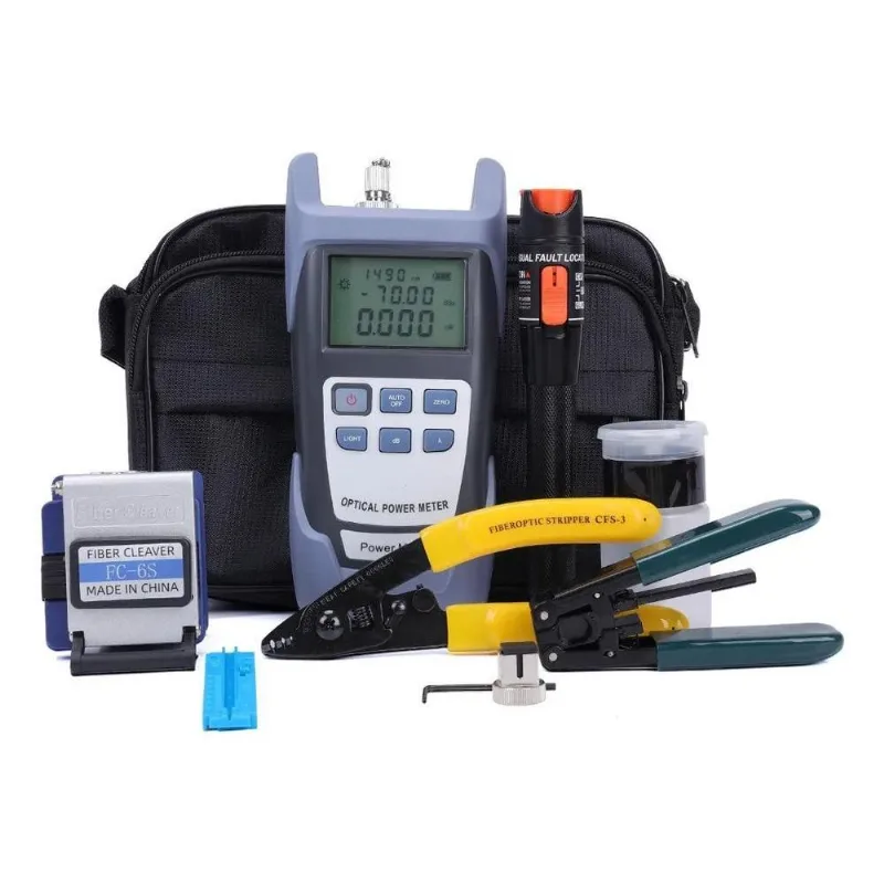 Kit Fibra Ótica Para Conectorização Completo Ferramentas