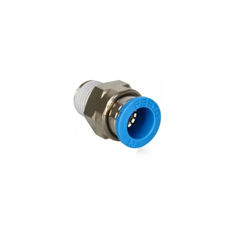 10 Unidades Conexão Engate Rápido Qs-1/4-10mm Festo 153007